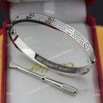 High Quality Cartier Love Bracelet - All Diamond